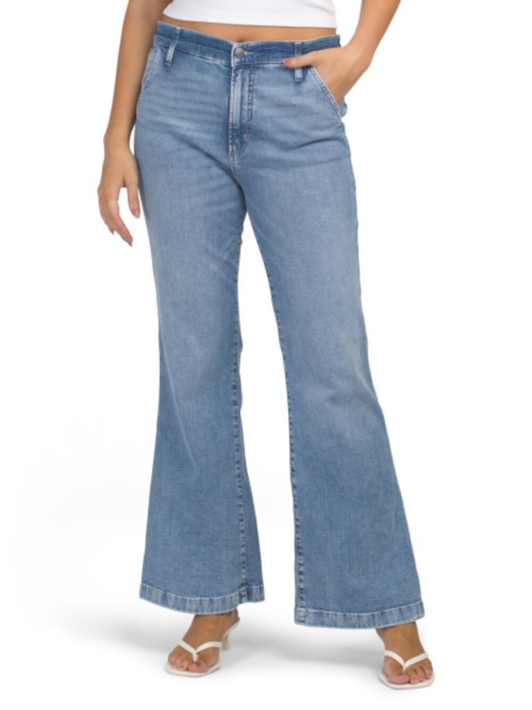 Joe's Petite High Rise Flare Leg Trousers